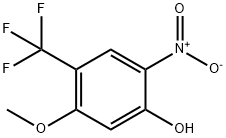 3-METHOXY-6-NITRO-TRIFLUOROMETHYL-PHENOL Struktur