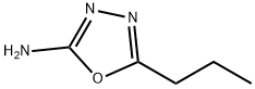 5-プロピル-1,3,4-オキサジアゾール-2-アミン 化学構造式