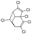 2,3,3a,4,5,8-Hexachloro-3a,6,7,7a-tetrahydro-1,6-methano-1H-indene Structure
