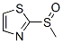 Thiazole,  2-(methylsulfinyl)- Structure