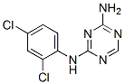 N-(2,4-dichlorophenyl)-1,3,5-triazine-2,4-diamine Struktur