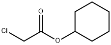 クロロ酢酸シクロヘキシル 化学構造式