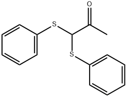 1,1-Bis(phenylthio)-2-propanone Structure