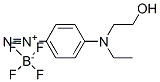 4-[ethyl(2-hydroxyethyl)amino]benzenediazonium tetrafluoroborate Structure