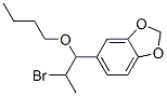 5-(2-bromo-1-butoxy-propyl)benzo[1,3]dioxole 化学構造式