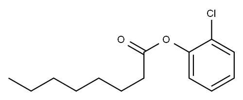 (2-chlorophenyl) octanoate Structure