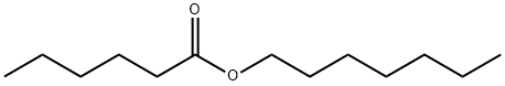 ヘキサン酸ヘプチル 化学構造式
