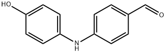 4-(p-Hydroxyanilino)benzaldehyde Structure