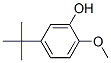 2-Methoxy-5-tert-butylphenol Structure