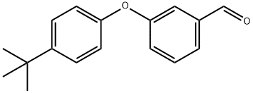 3-(4-(1,1-ジメチルエチル)フェノキシ)ベンズアルデヒド 化学構造式