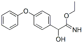 Benzeneethanimidic  acid,  -alpha--hydroxy-4-phenoxy-,  ethyl  ester  (9CI) Struktur