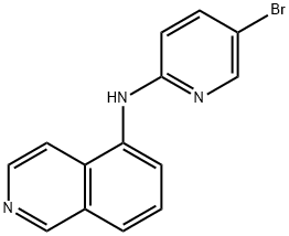 N-(5-bromopyridin-2-yl)isoquinolin-5-amine Structure