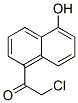 Ethanone, 2-chloro-1-(5-hydroxy-1-naphthalenyl)- (9CI) Struktur