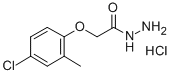 2-Methyl-4-chlorophenoxyacetic acid hydrazide hydrochloride 结构式