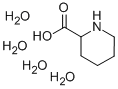 DL-PIPECOLINIC ACID TETRAHYDRATE Structure