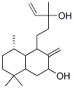 1-(3-ヒドロキシ-3-メチル-4-ペンテニル)-5,5,8a-トリメチル-2-メチレンデカリン-3-オール 化学構造式