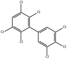 2,3,3',4',5,5',6-ヘプタクロロ-1,1'-ビフェニル 化学構造式