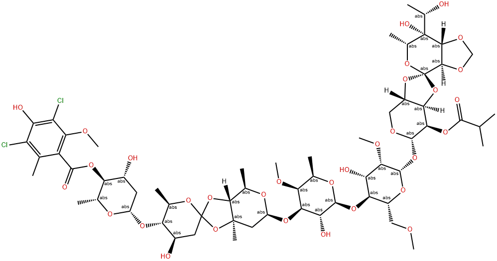 卑霉素, 69787-80-0, 结构式