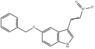 5-BENZYLOXY-3-(2-NITROVINYL)-INDOLE 结构式