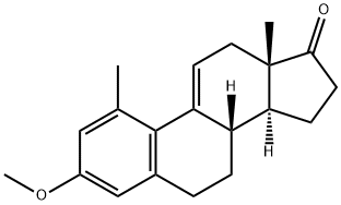 3-Methoxy-1-methylestra-1,3,5(10),9(11)-tetren-17-one Structure