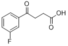 4-(3-FLUOROPHENYL)-4-OXOBUTYRIC ACID Struktur