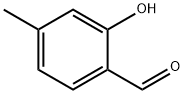 4-メチル-2-ヒドロキシベンズアルデヒド 化学構造式