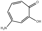 2-Hydroxy-4-amino-2,4,6-cycloheptatriene-1-one Structure