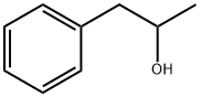 1-フェニル-2-プロパノール 化学構造式