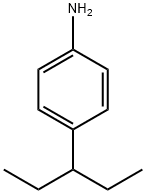 4-(1-乙基丙基)苯胺 结构式