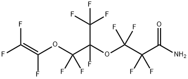 3-[1-[Difluoro[(trifluoroethenyl)oxy]methyl]-1,2,2,2-tetrafluoroethoxy]-2,2,3,3-tetrafluoropropanamide Structure