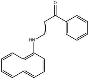 1-benzoyl-2-(naphth-1-ylamino)ethene Structure