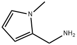 (1-メチル-1H-ピロール-2-イル)メチルアミン 化学構造式