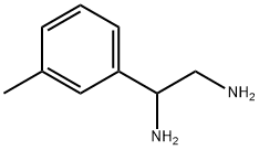 1,2-Ethanediamine,  1-(3-methylphenyl)- Structure