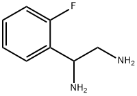 1,2-Ethanediamine,  1-(2-fluorophenyl)- Structure