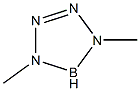 4,5-Dihydro-1,4-dimethyl-1H-tetrazaborole Structure