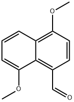 4,8-ジメトキシ-1-ナフトアルデヒド 化学構造式