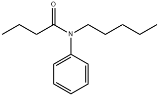 Butanamide, N-pentyl-N-phenyl- 化学構造式