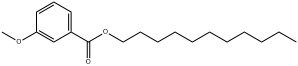3-Methoxybenzoic acid undecyl ester Struktur