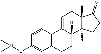 3-(Trimethylsiloxy)-1,3,5(10),9(11)-estratetren-17-one Structure