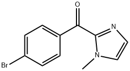 (4-bromophenyl)(1-methyl-1H-imidazol-2-yl)methanone Structure