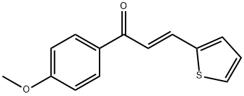 (2E)-1-(4-METHOXYPHENYL)-3-(2-THIENYL)PROP-2-EN-1-ONE Struktur
