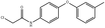 2-氯-N-[4-(3-甲基苯氧基)苯基]乙酰胺, 69838-52-4, 结构式