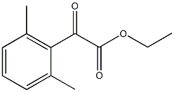 2,6-ジメチルベンゾイルぎ酸エチル 化学構造式