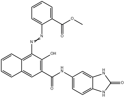 Methyl-2-[[3-[[(2,3-dihydro-2-oxo-1H-benzimidazol-5-yl)amino]carbonyl]-2-hydroxy-1-naphthyl]azo]benzoat