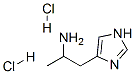 α-メチル-1H-イミダゾール-4-エタンアミン 化学構造式