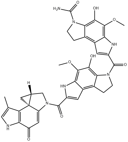 CC-1065 化学構造式