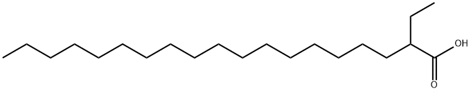 2-ethylnonadecan-1-oic acid Structure