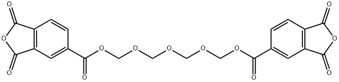 oxybis(methyleneoxymethylene) bis(1,3-dihydro-1,3-dioxoisobenzofuran-5-carboxylate) 结构式