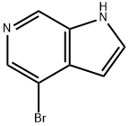 4-ブロモ-1H-ピロロ[2,3-C]ピリジン 化学構造式
