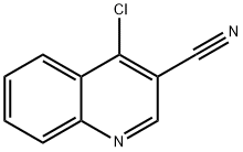 4-CHLORO-QUINOLINE-3-CARBONITRILE 化学構造式